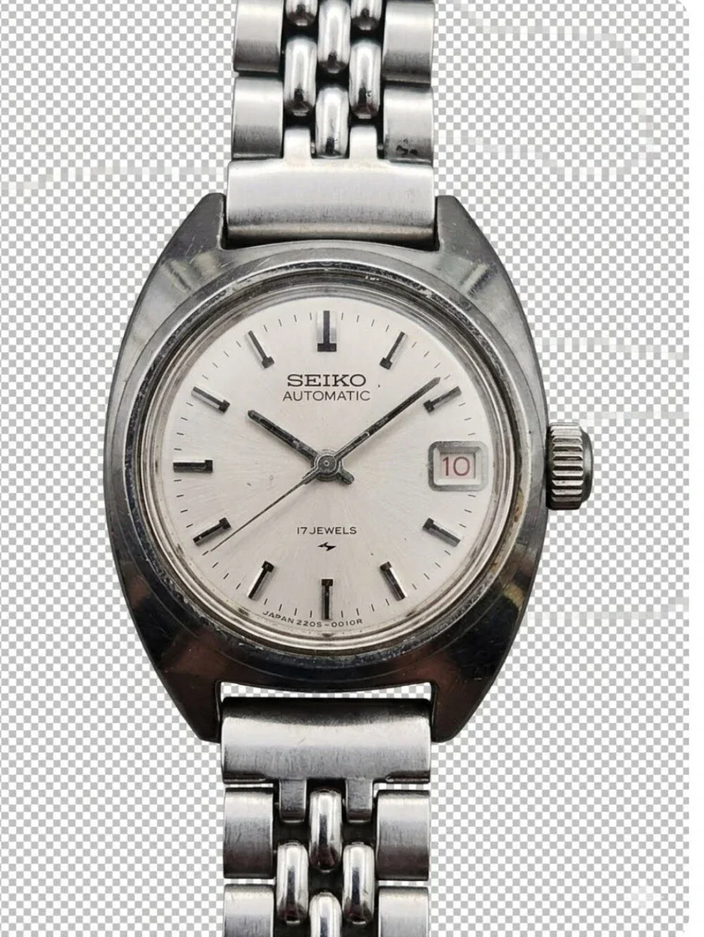 Vtg Seiko Automatic Jewels 17 Wristwatch
